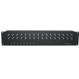 Professional Audio Video Patch Panel with Coaxial Cable to DB15 , 32CH BNC Input